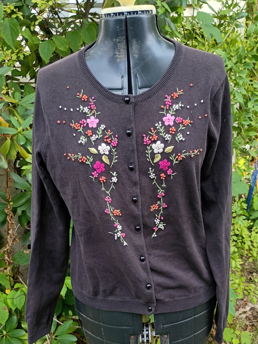 Embroidered Cardigan